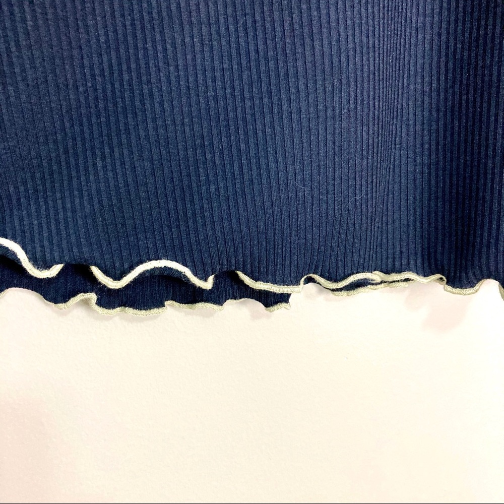 ModCloth Move With You Top Ribbed Knit 3/4 Sleeves - Picture 5 of 8